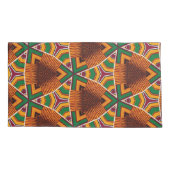 Kente Geometrics Kwanza Afrocentric Kissenbezug (Rückseite-Links)