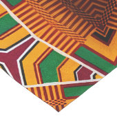 Kente Geometrics Kwanzaa Afrocentric Großer Tischläufer (Ecke)