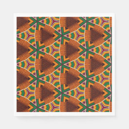 Kente Geometrics Kwanzaa Afrocentric Serviette