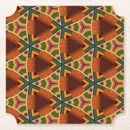 Kente Geometrics Kwanzaa Afrocentric Untersetzer