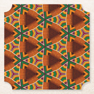 Kente Geometrie Kwanzaa Afrozentrisch Untersetzer