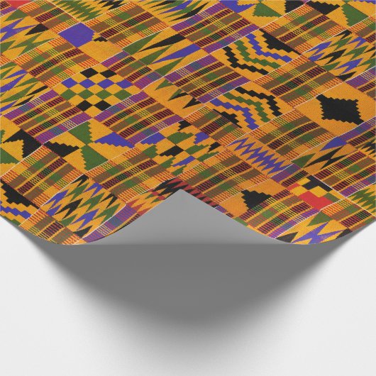 Kente Geschenkpapier (Ecke)