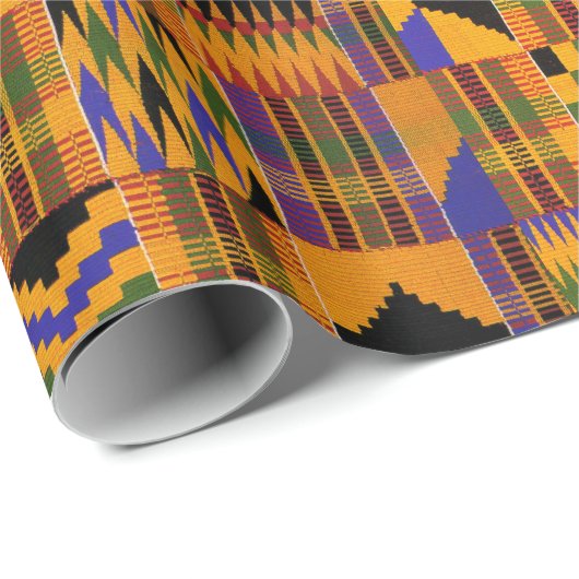 Kente Geschenkpapier (Rolleneckpunkt)