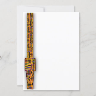Kente Invitations Serie. Einladung