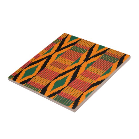 Kente Muster Fliese (Seite)