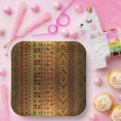 Kente Party Tellers Pappteller (Party)