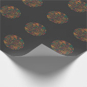 Kente Pattern African Ghana Fingerprint nwentoma Geschenkpapier (Ecke)