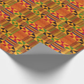 Kente Pattern Wrapping Paper Geschenkpapier (Ecke)