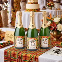 Kente Photo Custom Name WEDDING 