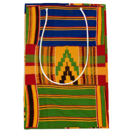 Kente Print Gift Bags Mittlere Geschenktüte