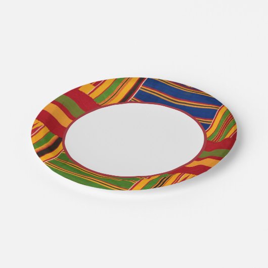 Kente Print Paper Teller (Schrägansicht)