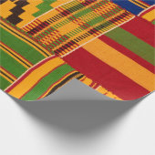 Kente Print Wrapping Paper Geschenkpapier (Ecke)