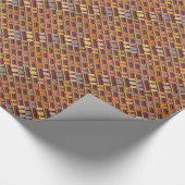 Kente Stoff III Geschenkpapier (Ecke)