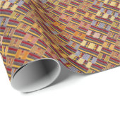 Kente Stoff III Geschenkpapier (Rolleneckpunkt)