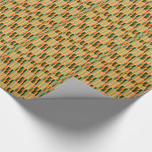 Kente Stofftextur Papier Wrapping Papier Geschenkpapier (Ecke)