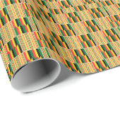 Kente Stofftextur Papier Wrapping Papier Geschenkpapier (Rolleneckpunkt)