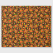 Kente-Style Design Wrapping Paper Geschenkpapier (Flach)