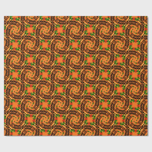 Kente-Style Design Wrapping Paper Geschenkpapier (Flach)
