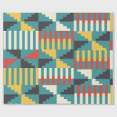 Kente Wrapping Paper Geschenkpapier (Flach)