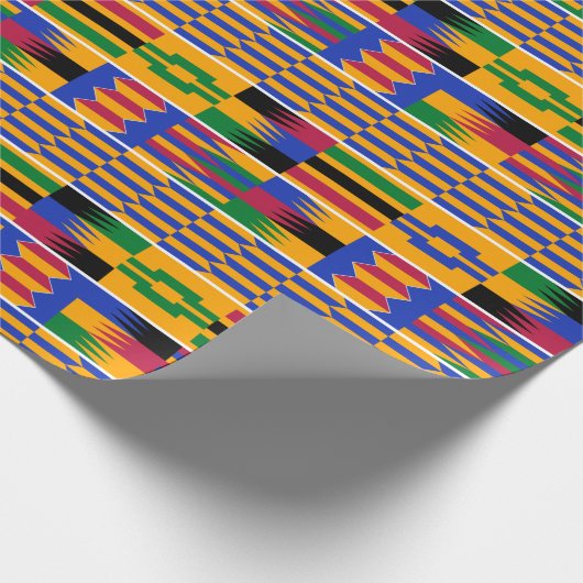 Kente Wrapping Paper Geschenkpapier (Ecke)