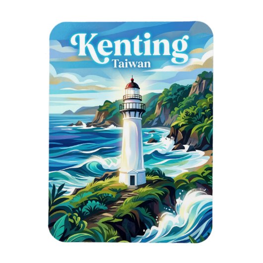 Kenting-Nationalpark Taiwan Magnet (Vertikal)
