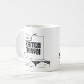 Kentish Stadtlondon-Tasse Kaffeetasse (Vorderseite Links)