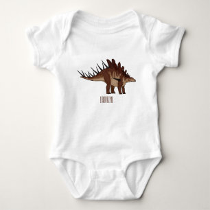 Kentrosaurus-Cartoon Baby Strampler