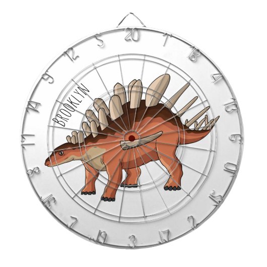 Kentrosaurus-Cartoon Dartscheibe (vorne)
