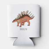 Kentrosaurus-Cartoon Dosenkühler (Rückseite)