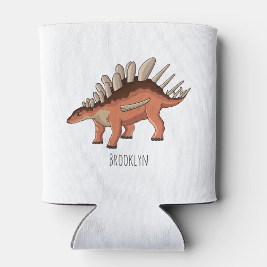 Kentrosaurus-Cartoon Dosenkühler (Rückseite)