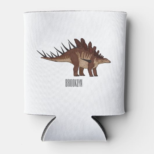 Kentrosaurus-Cartoon Dosenkühler (Vorderseite)