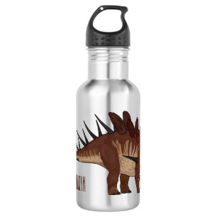 Kentrosaurus-Cartoon Edelstahlflasche