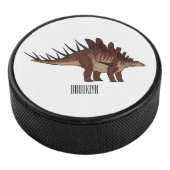 Kentrosaurus-Cartoon Eishockey Puck (3/4)