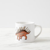 Kentrosaurus-Cartoon Espressotasse (Rechts)