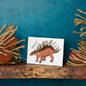 Kentrosaurus-Cartoon Fotoplatte (Seite)