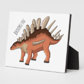 Kentrosaurus-Cartoon Fotoplatte (Seite)