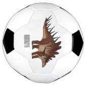 Kentrosaurus-Cartoon Fußball (Gedreht)