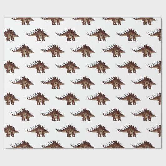 Kentrosaurus-Cartoon Geschenkpapier (Flach)