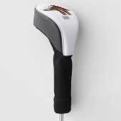 Kentrosaurus-Cartoon Golf Headcover (angewinkelt)