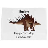 Kentrosaurus-Cartoon Große Geschenktüte
