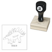 Kentrosaurus-Cartoon Gummistempel (Stempel)