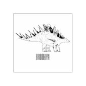 Kentrosaurus-Cartoon Gummistempel (Prägung)