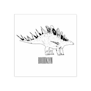 Kentrosaurus-Cartoon Gummistempel