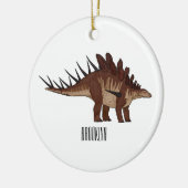 Kentrosaurus-Cartoon Keramik Ornament (Links)