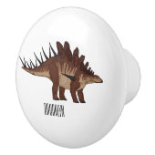Kentrosaurus-Cartoon Keramikknauf (Rechts)