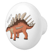 Kentrosaurus-Cartoon Keramikknauf (Rechts)