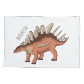 Kentrosaurus-Cartoon Kissenbezug (Rückseite)