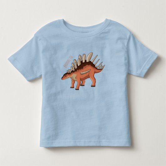 Kentrosaurus-Cartoon Kleinkind T-shirt (Vorderseite)