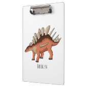 Kentrosaurus-Cartoon Klemmbrett (Links)