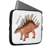 Kentrosaurus-Cartoon Laptopschutzhülle (Vorne Rechts)